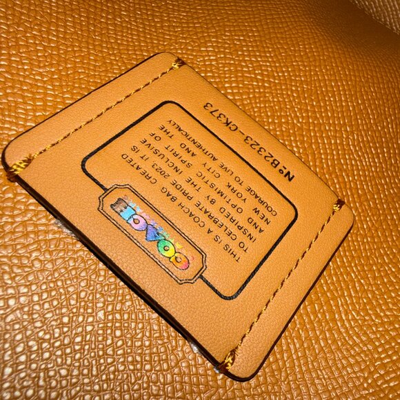 Coach Mollie Tote 25 With Rainbow Print in Chalk - Used with Tags - Picture 2 of 7